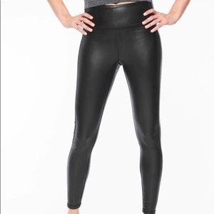 EUC Athleta faux leather leggings